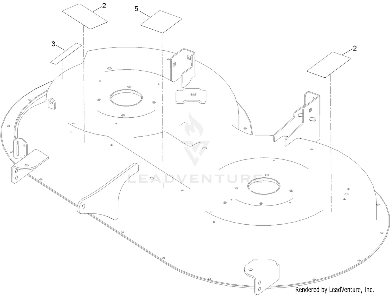 42 Inch Decal Assembly  No. 137-7041