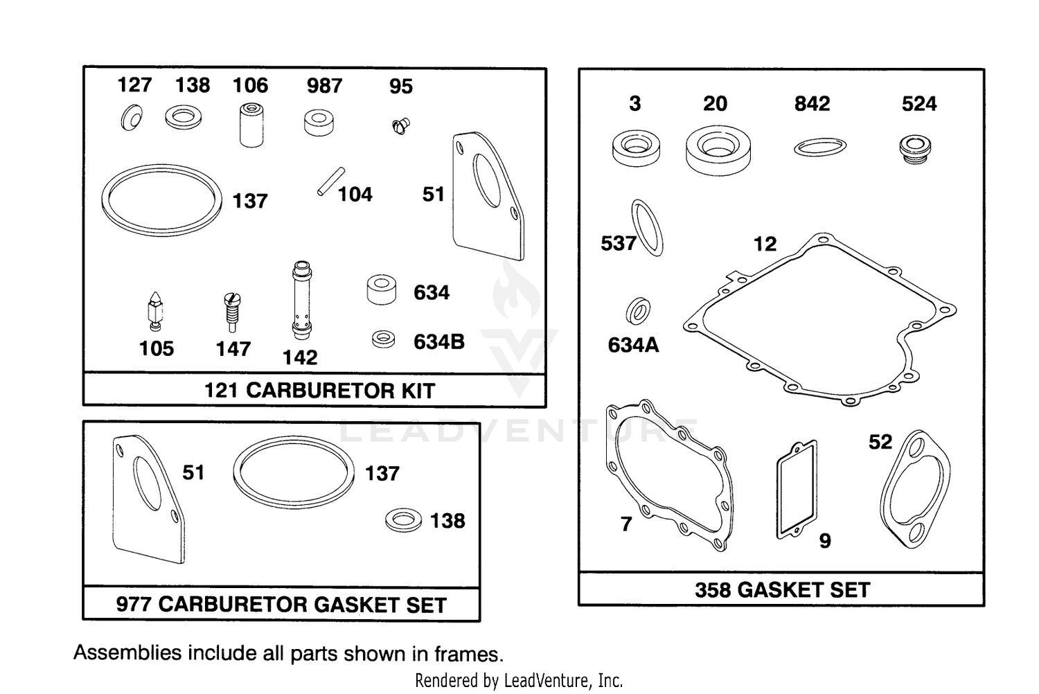 Engine Briggs  Stratton Model 286707-0453-01 8