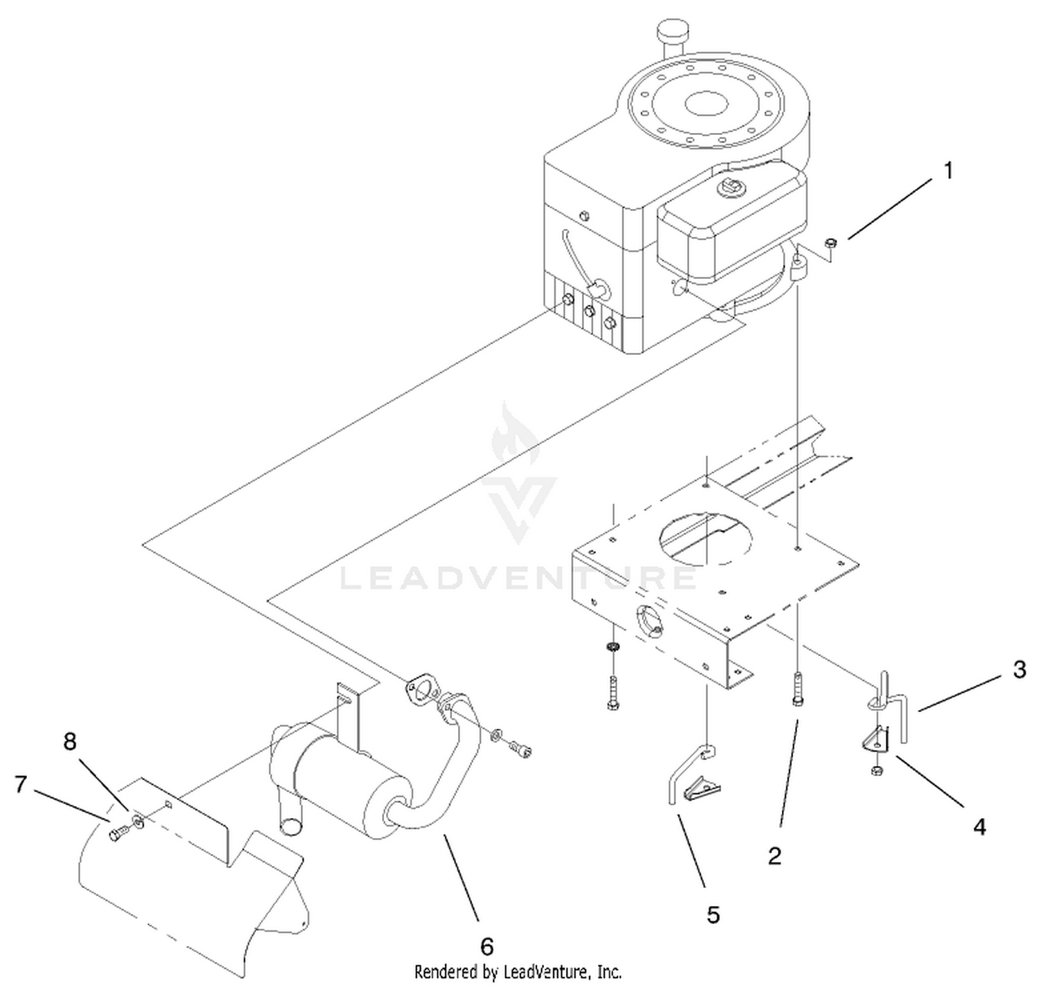 Engine System Components Assembly