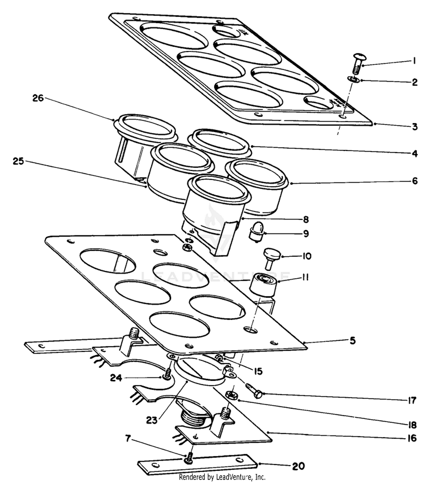 Upper Control Panel Assembly