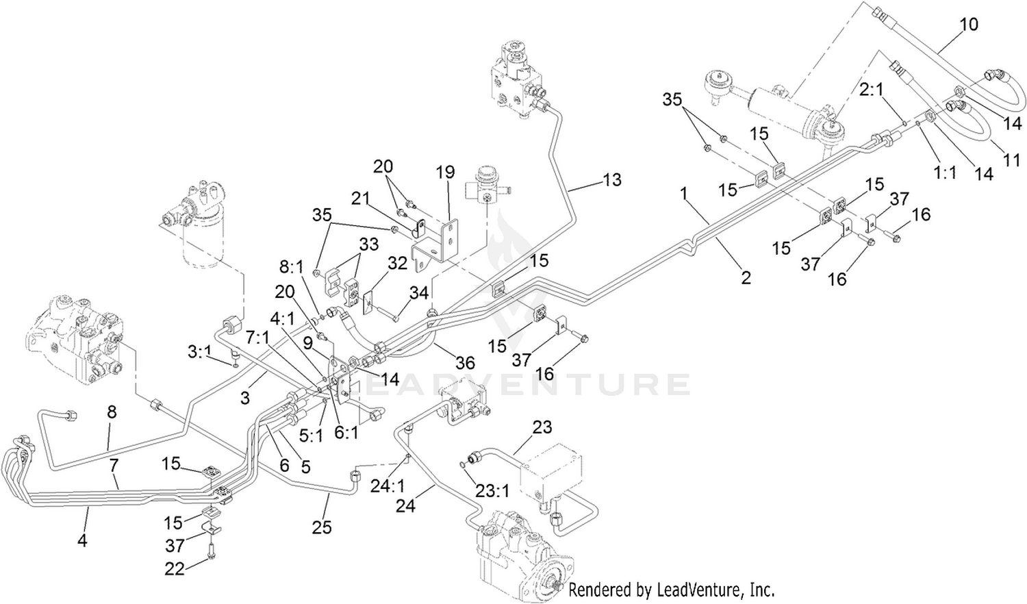 Steering Hydraulic Assembly