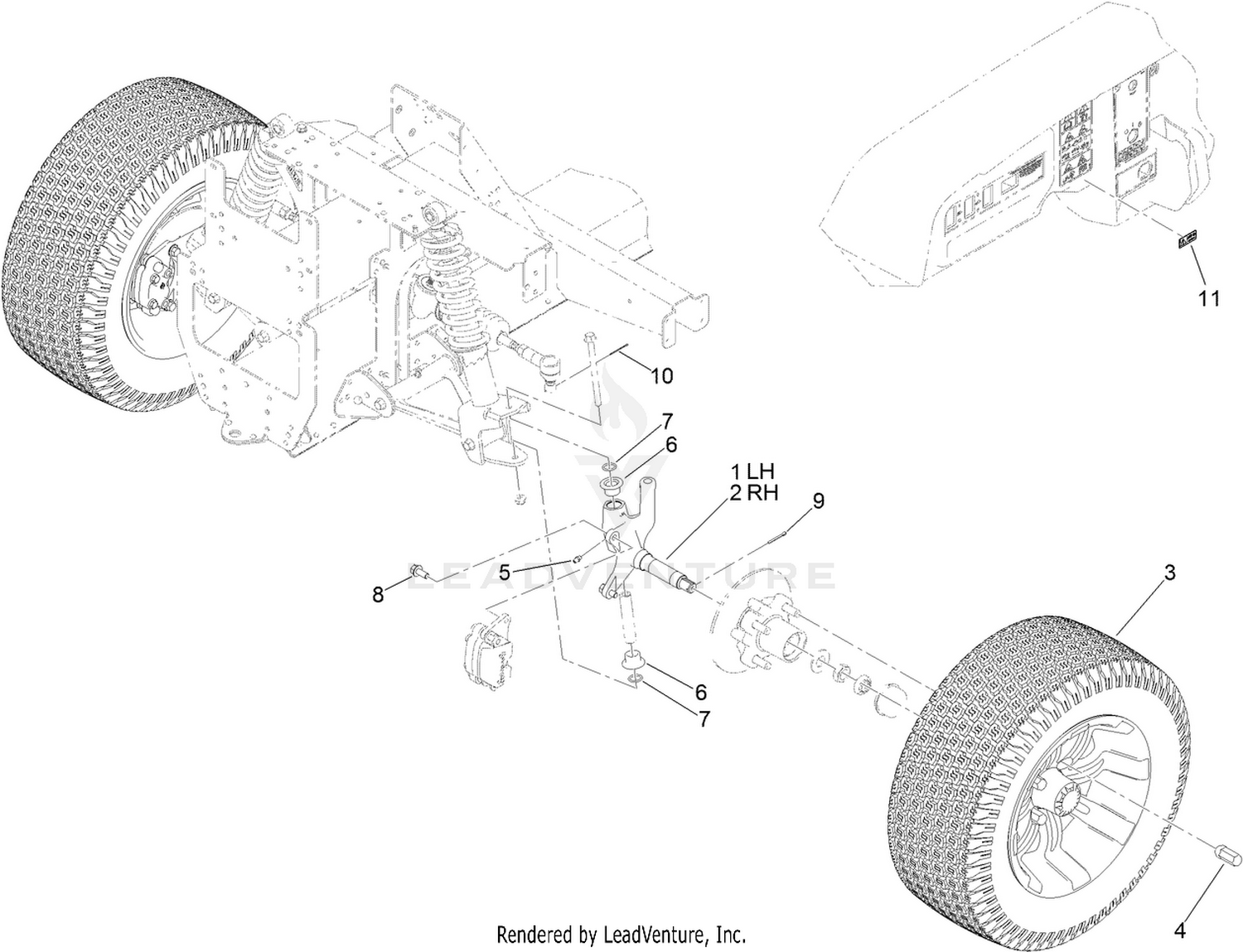 Lift Kit Assembly (Front)
