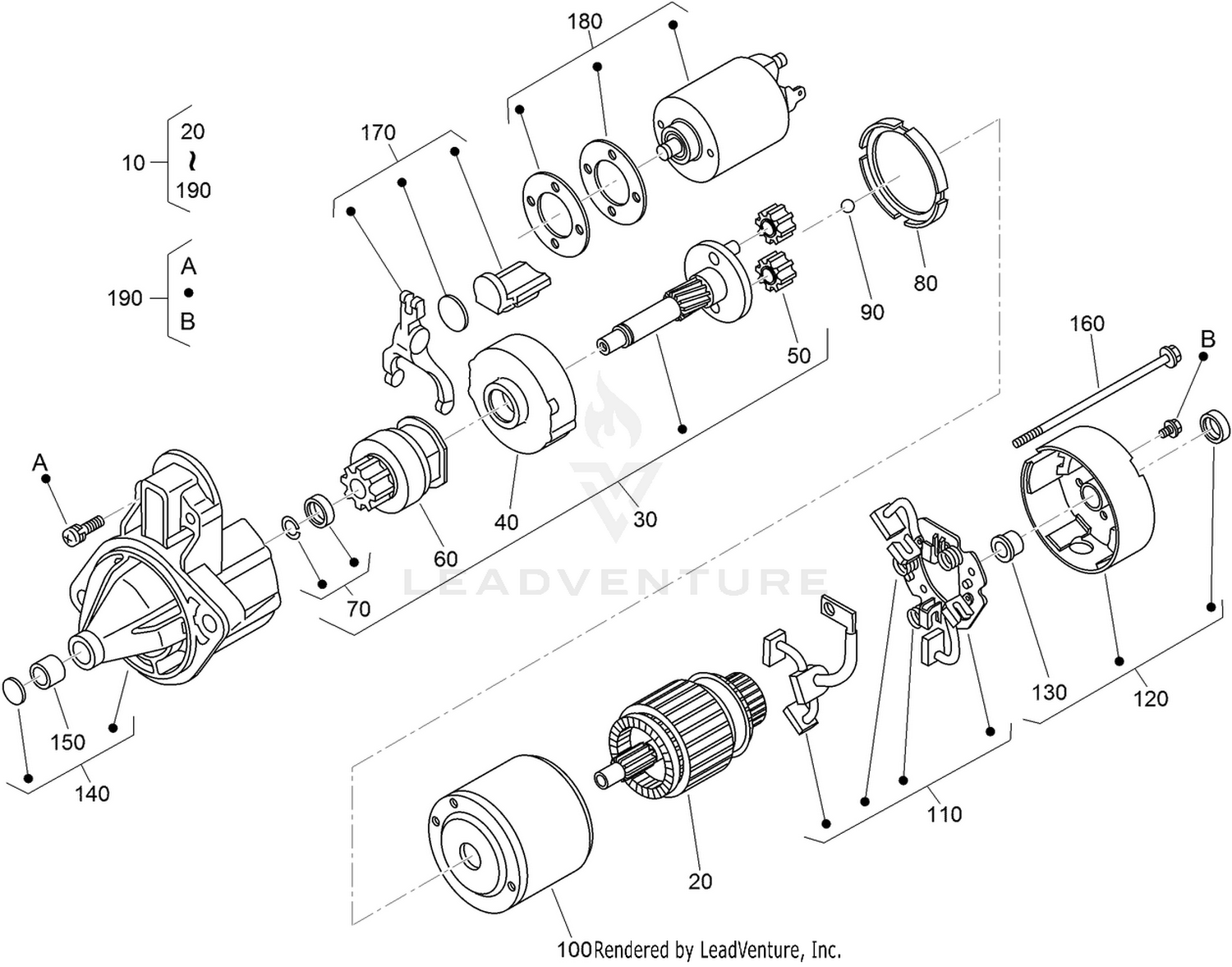 Starter Component Assembly