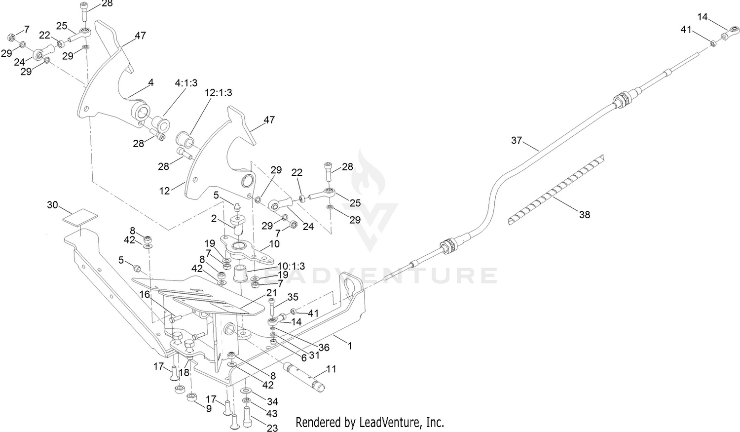 Pedal Control Assembly