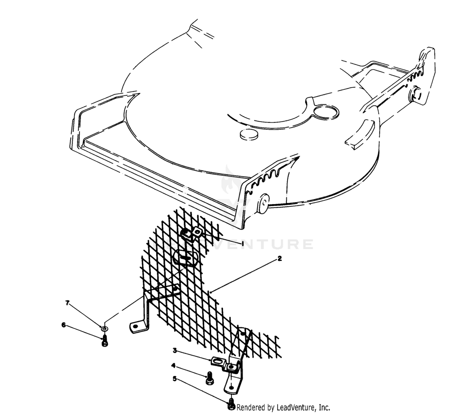 Leaf Shredder Kit Model No. 59157 (optional)
