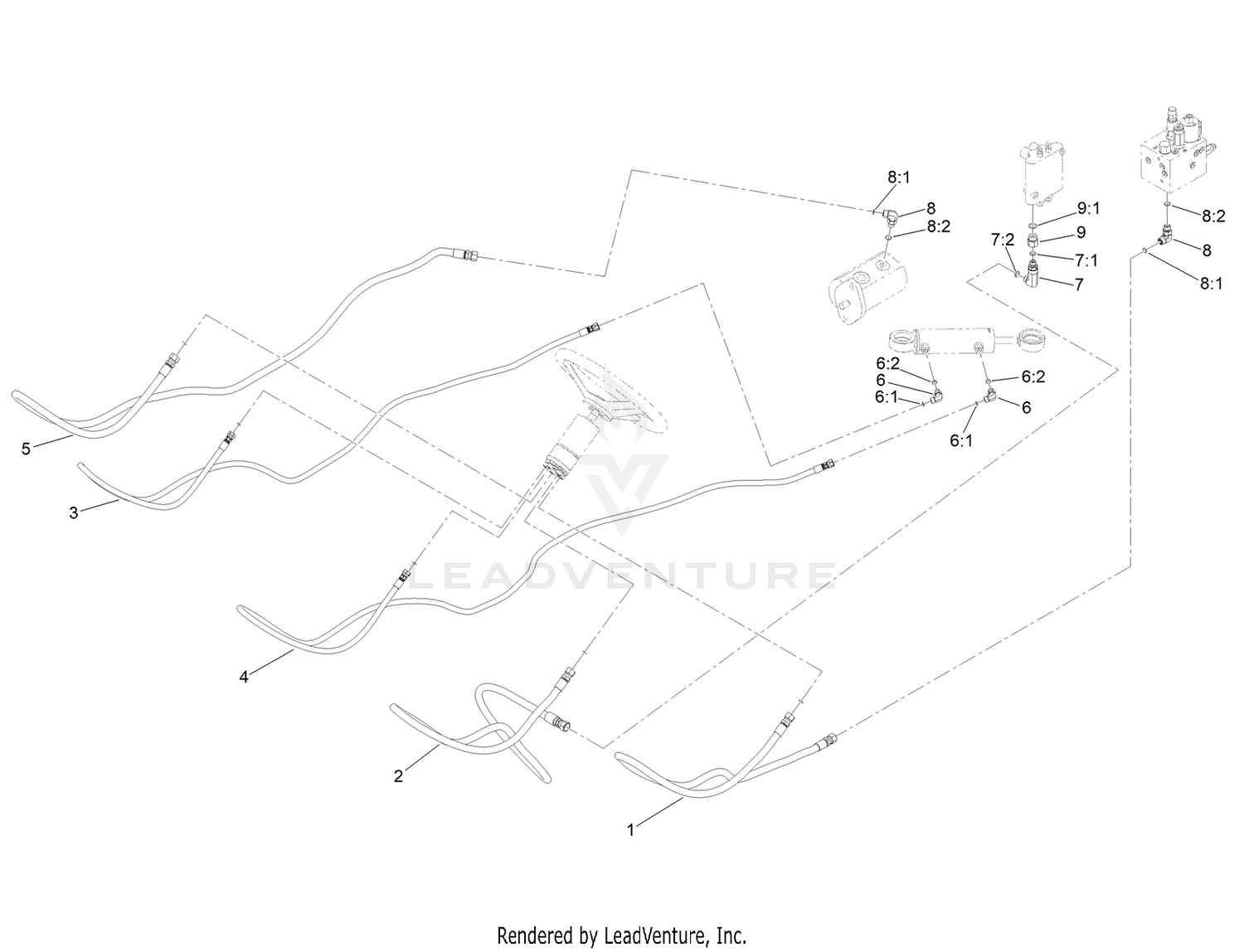 Steering Hydraulic Assembly