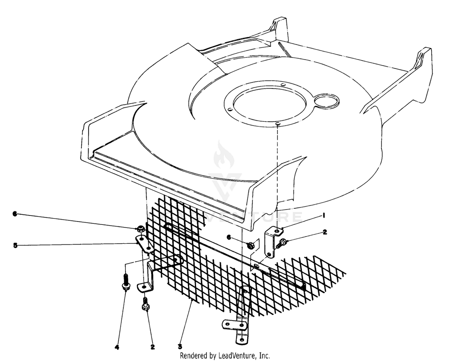 Leaf Shredder Kit No. 59105 (optional)