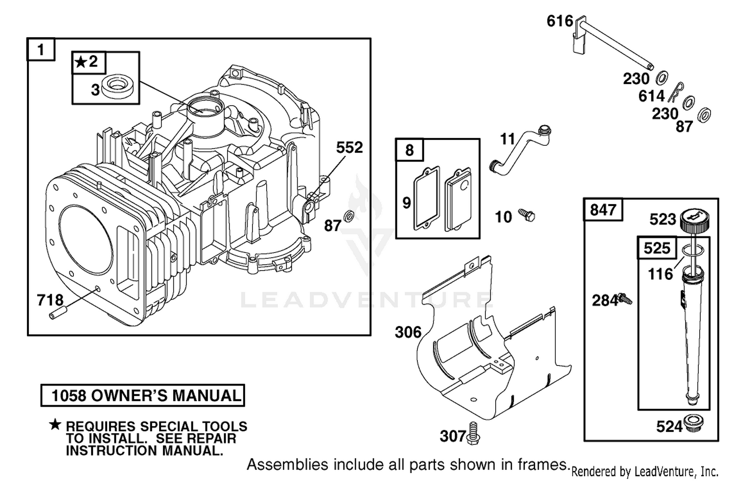 Engine Briggs  Stratton Model 28q777-0690-E1