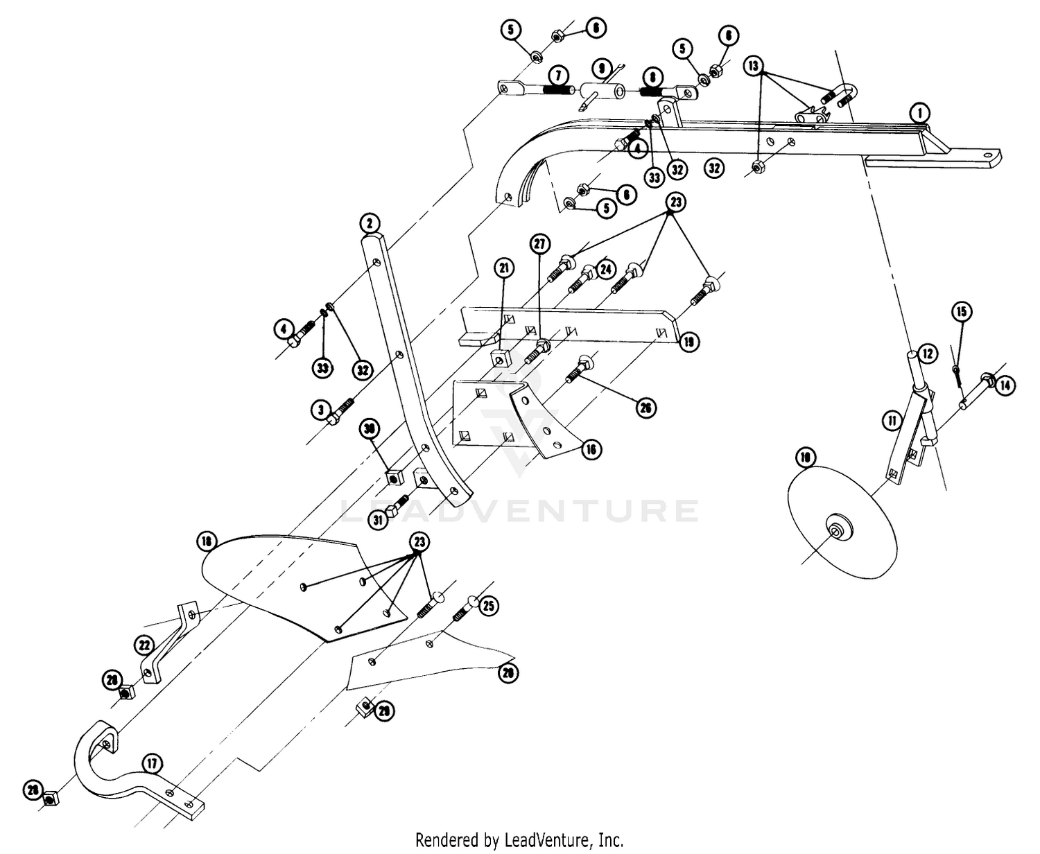Plow And Coulter Pp-1064 Parts List