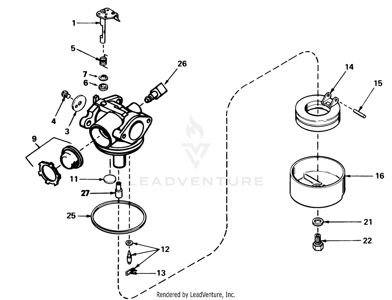 Carburetor No. 632050a