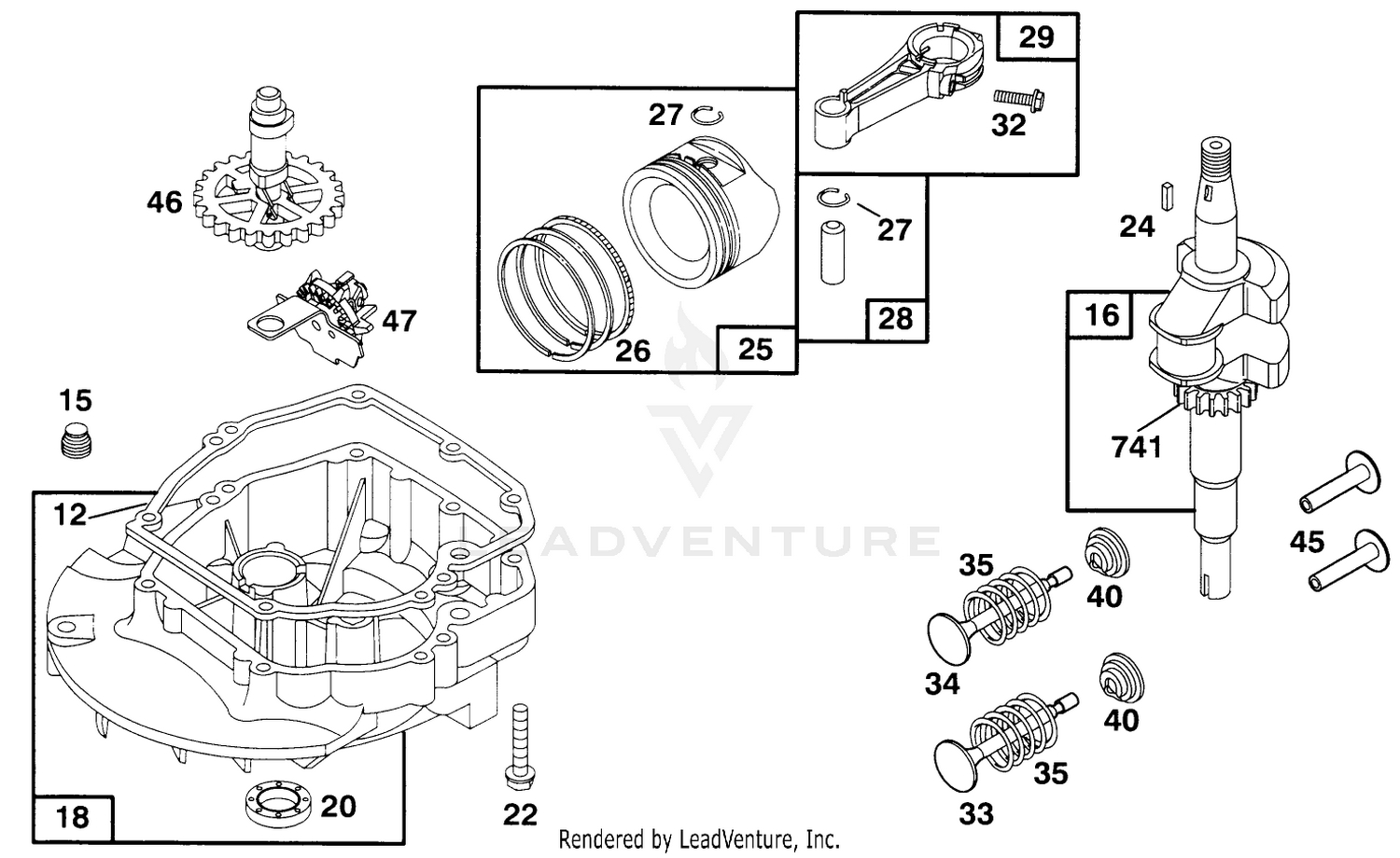 Engine Briggs  Stratton Model 12f802-0667-01 2