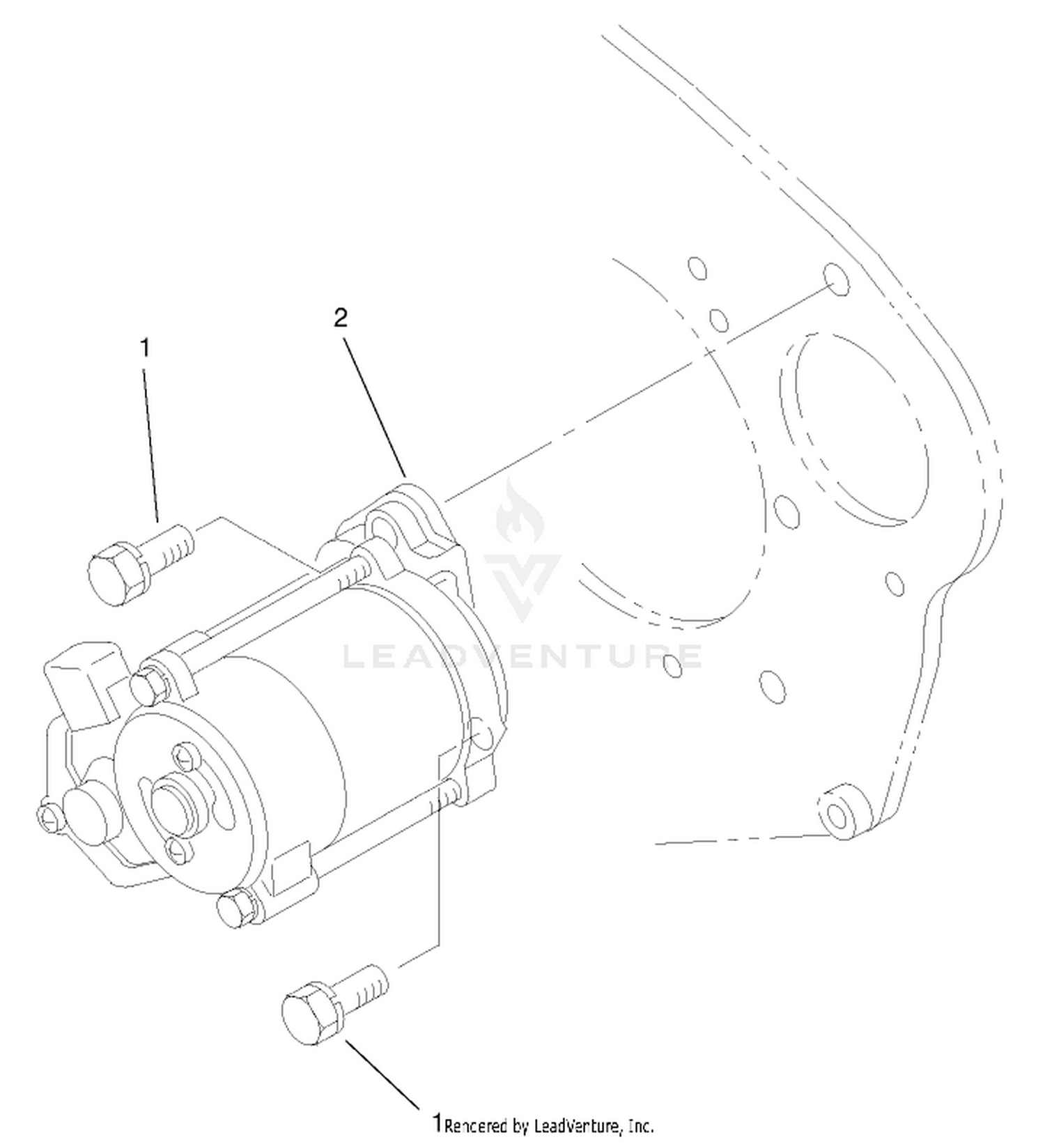Starter Mount Assembly