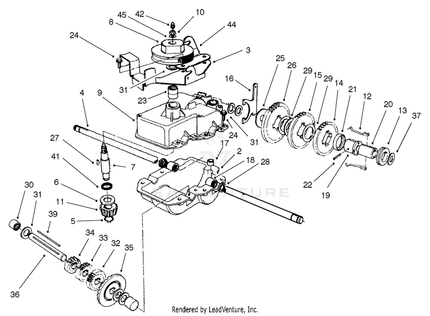 Gear Case Assembly No. 74-1861