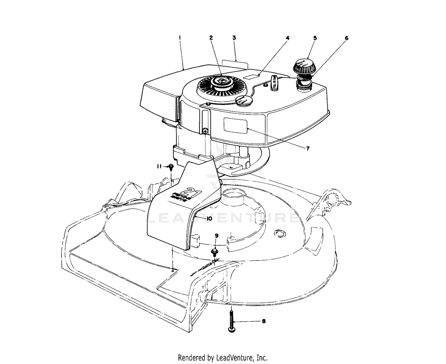 Engine Assembly Model No. 21610