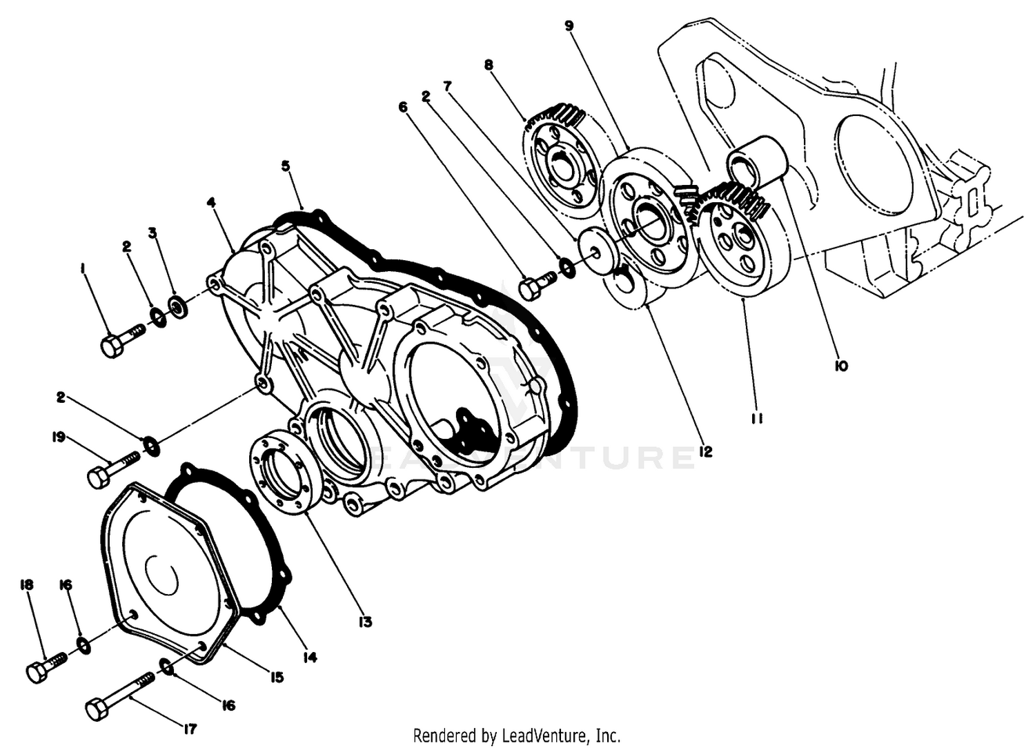 Timing Gear Case Assembly