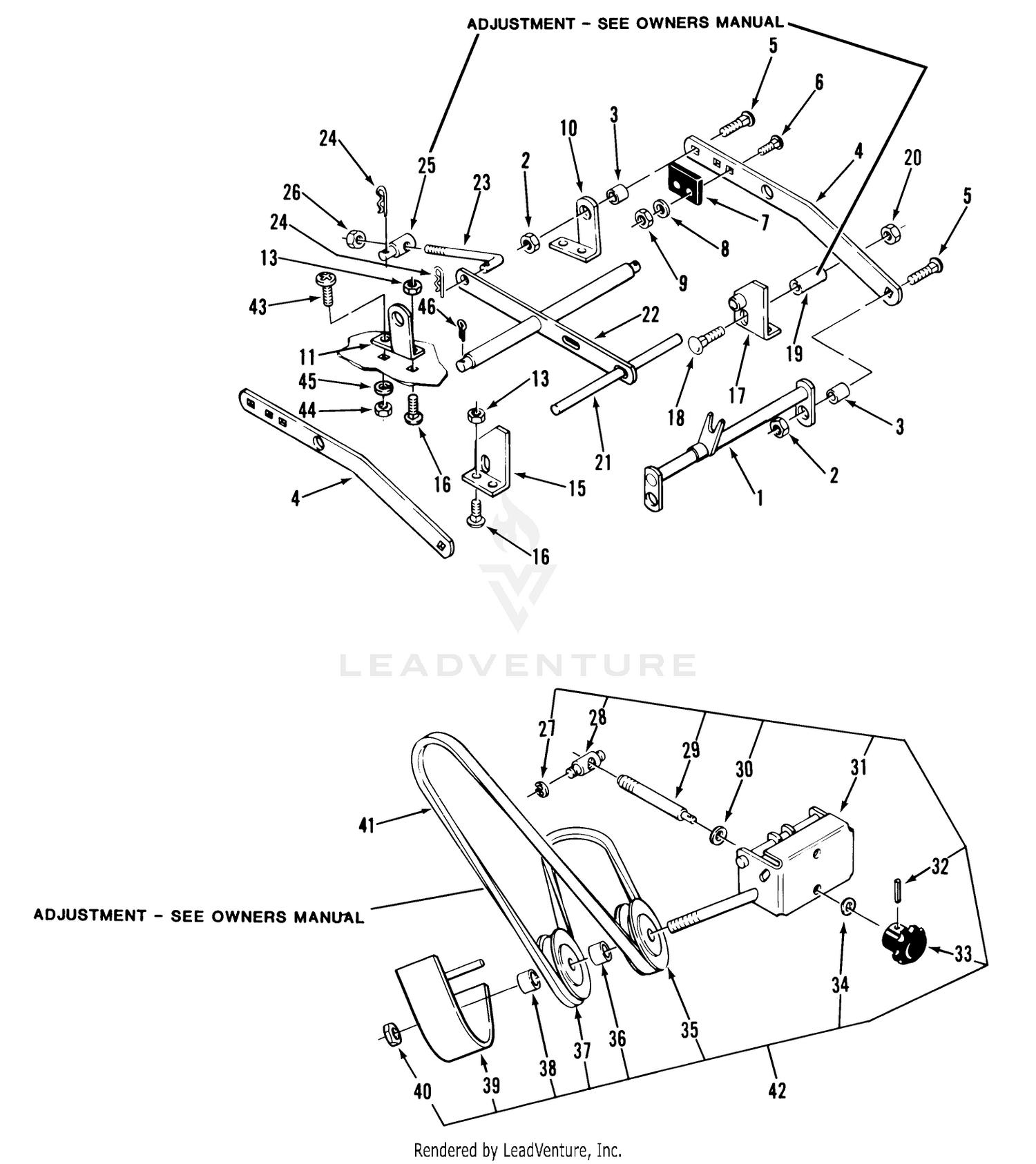 Rear Discharge Mower-42 In.(107 Cm) (vehicle Identification Number 05-42mr03) 2