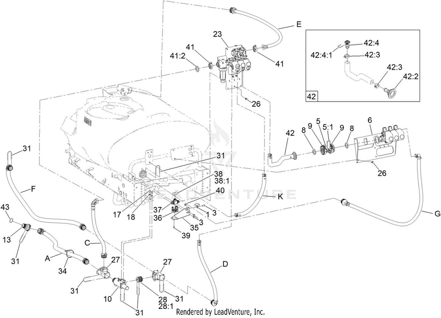 Spray Tank Valve Assembly