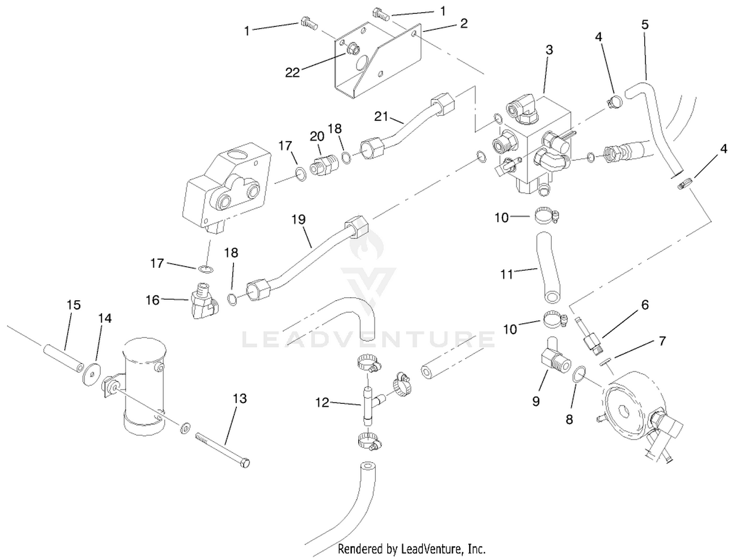 Counterbalance Manifold Installation Assembly