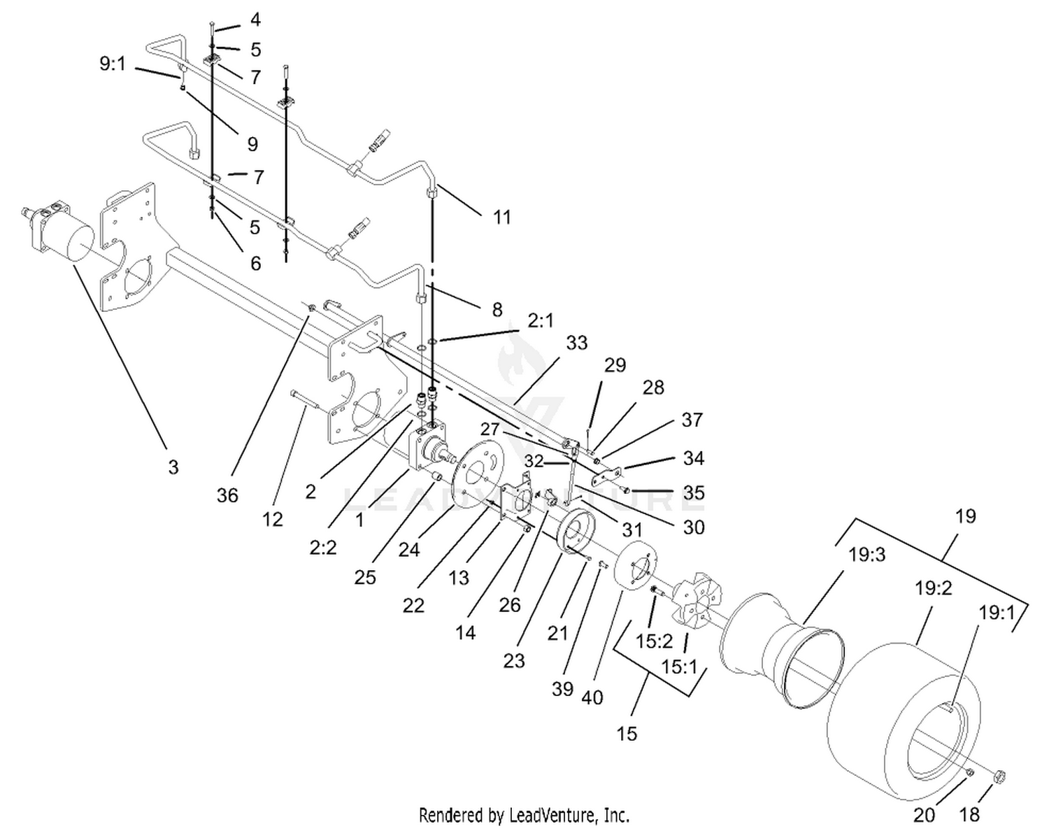 Front Wheel and Brake Assembly
