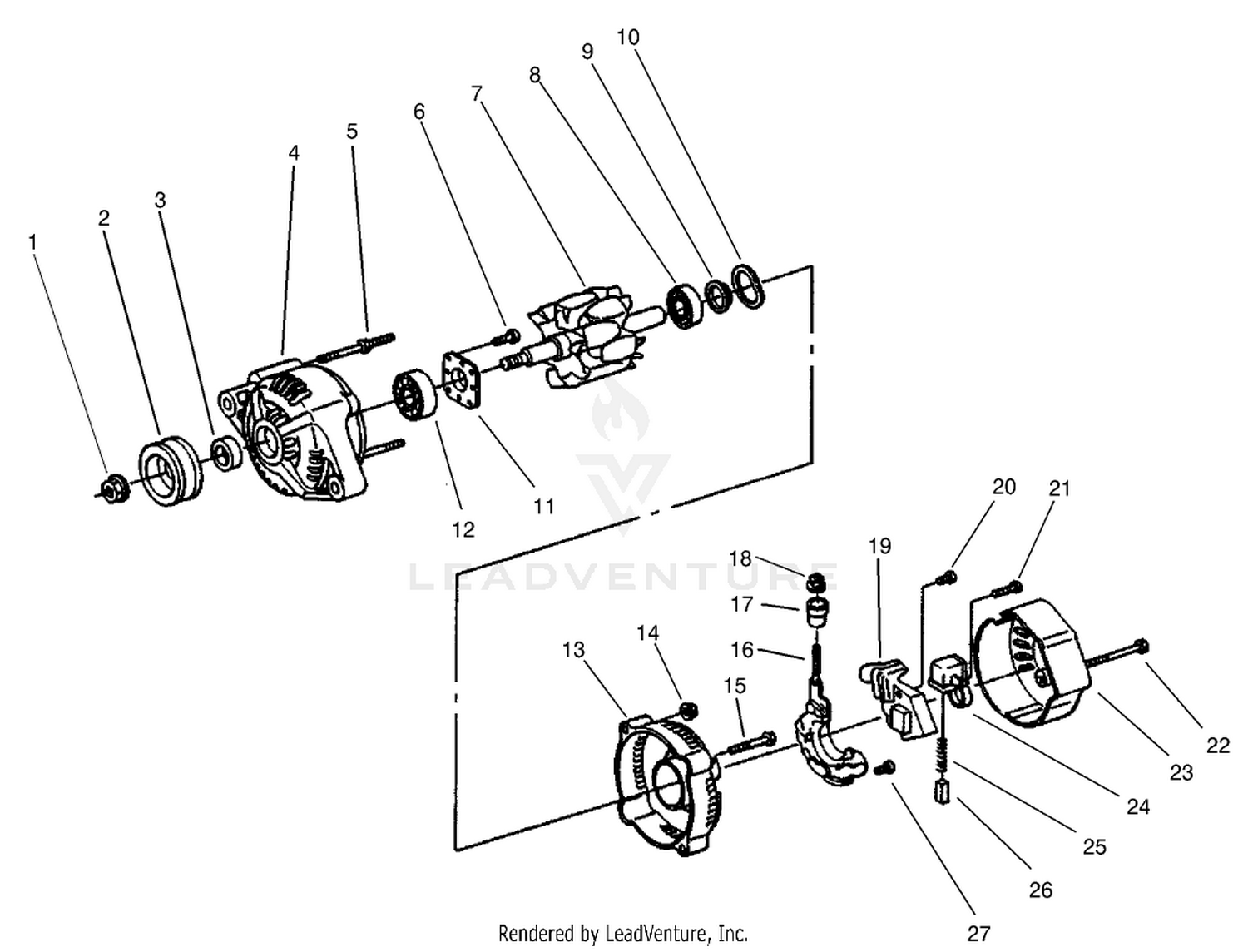 Alternator Assembly No. 98-9474