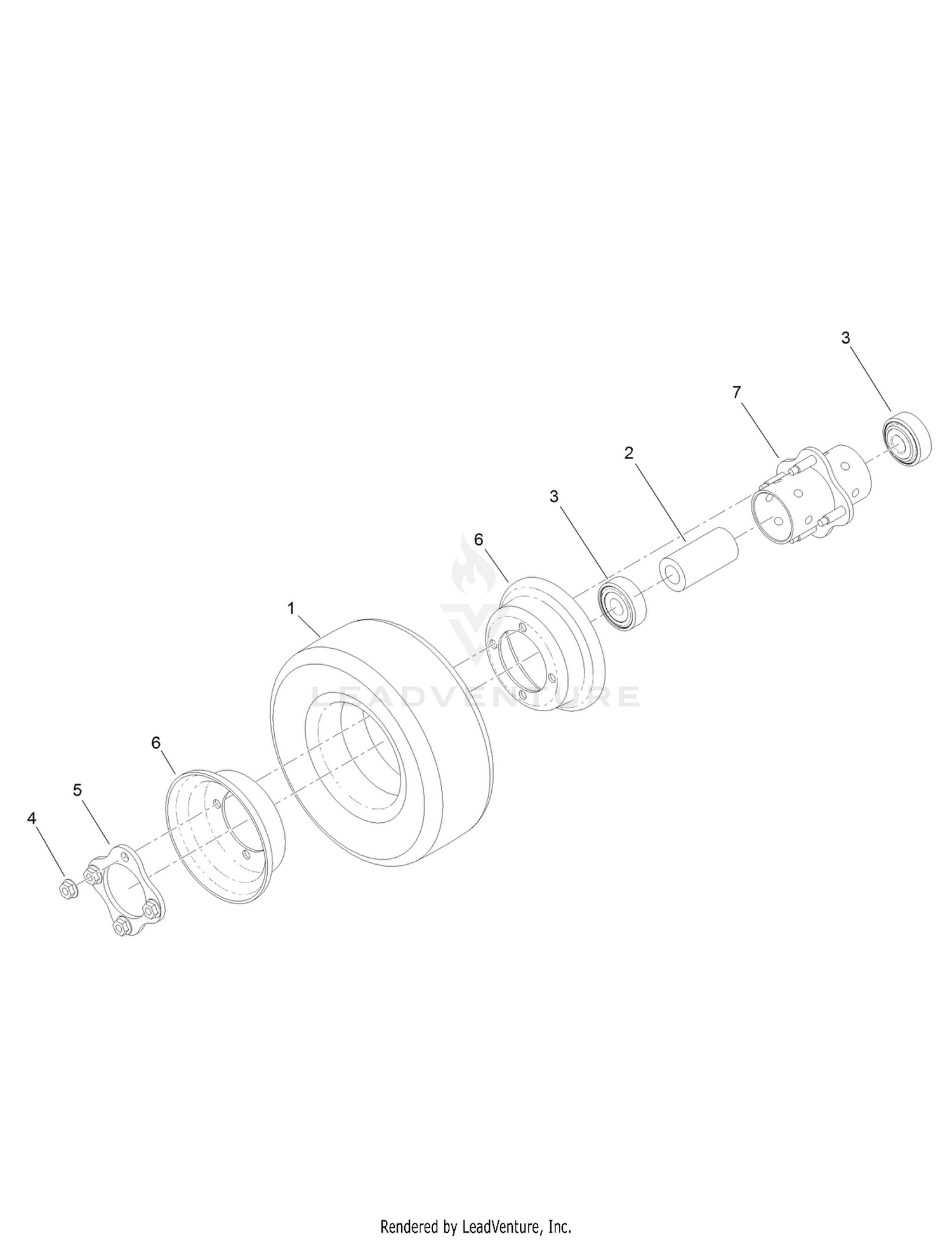Wheel Assembly No. 137-5529