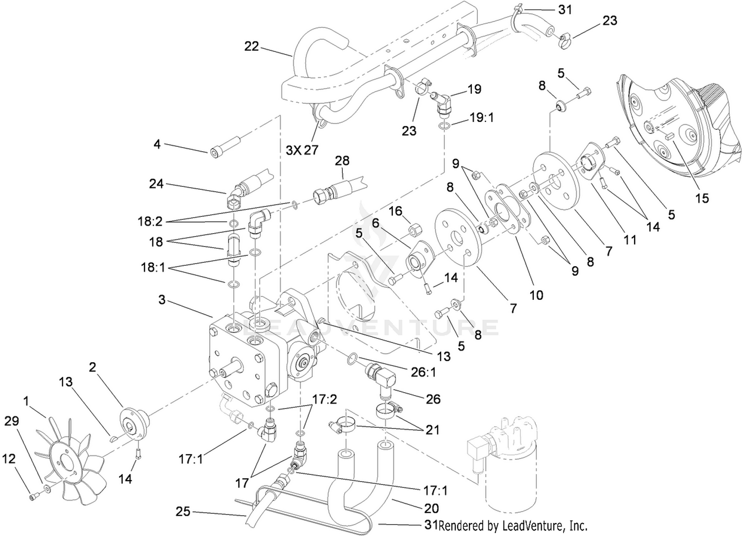 Pump and Coupling Assembly