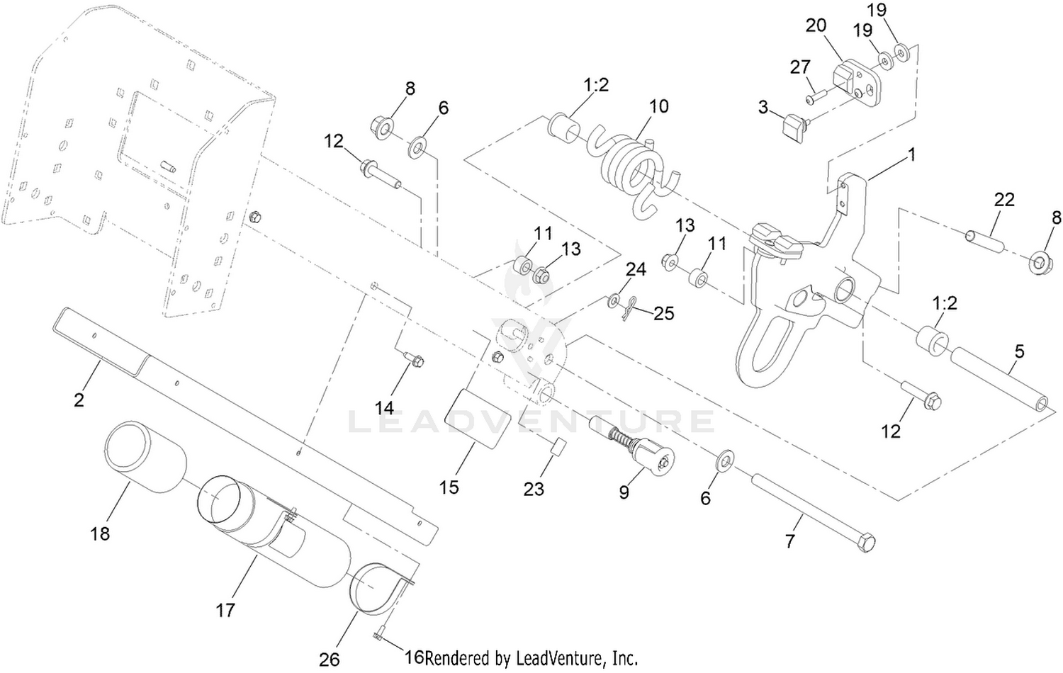 Column Pivot Assembly