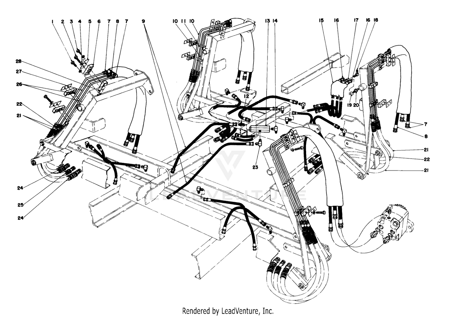 Hydraulic Lines Reel Motor-S Cylinder Assemblies