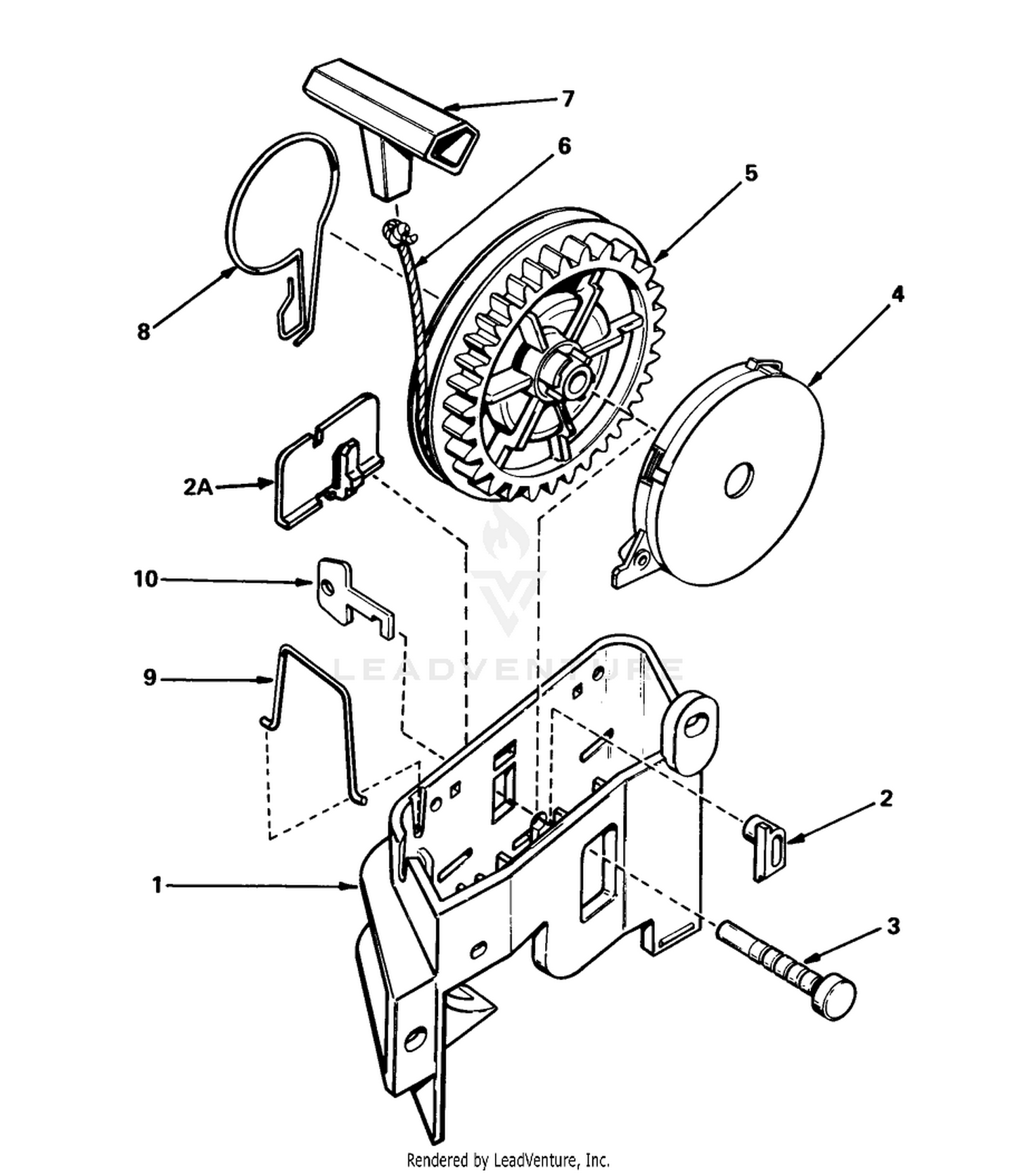 Rewind Starter No. 590531