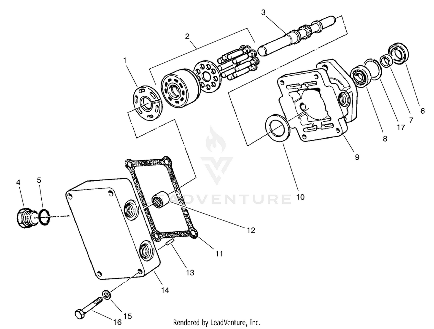 Hydraulic Motor No. 92-2556