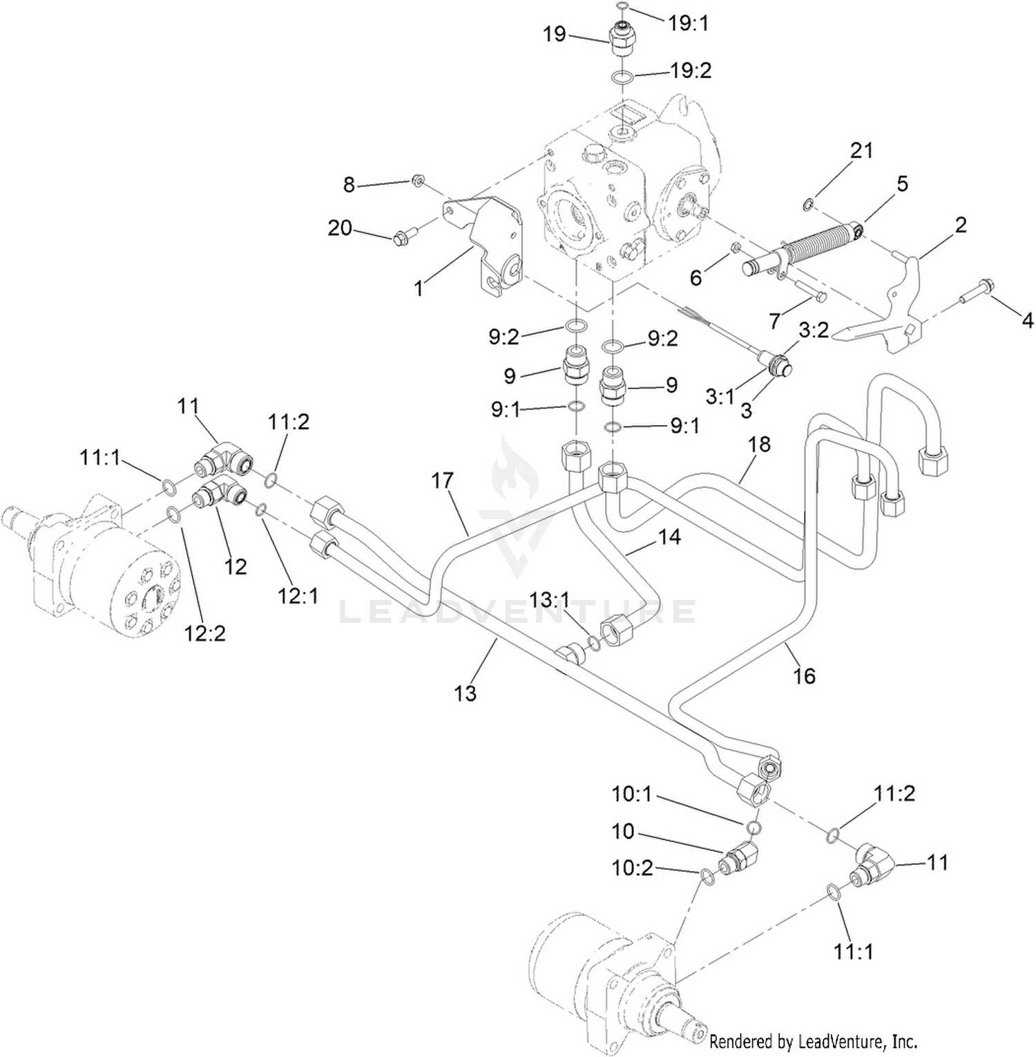 Traction Hydraulic Assembly