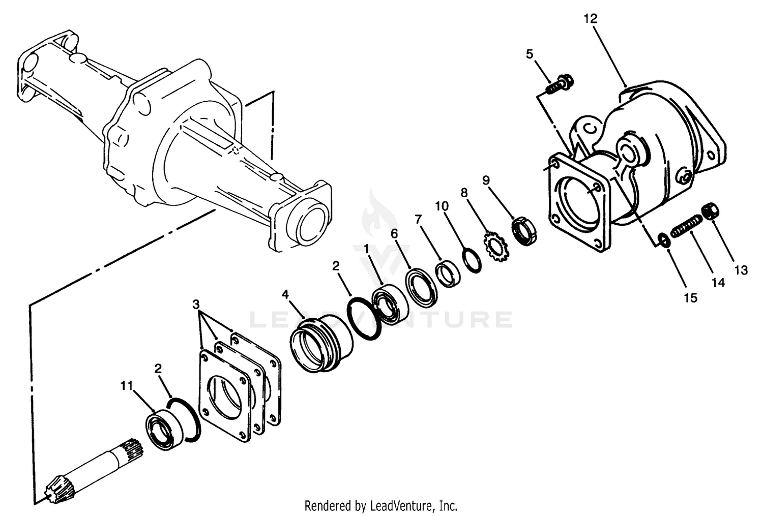 Sleeve Assembly Axle No. 74-5621 (model No. 30455 Only)