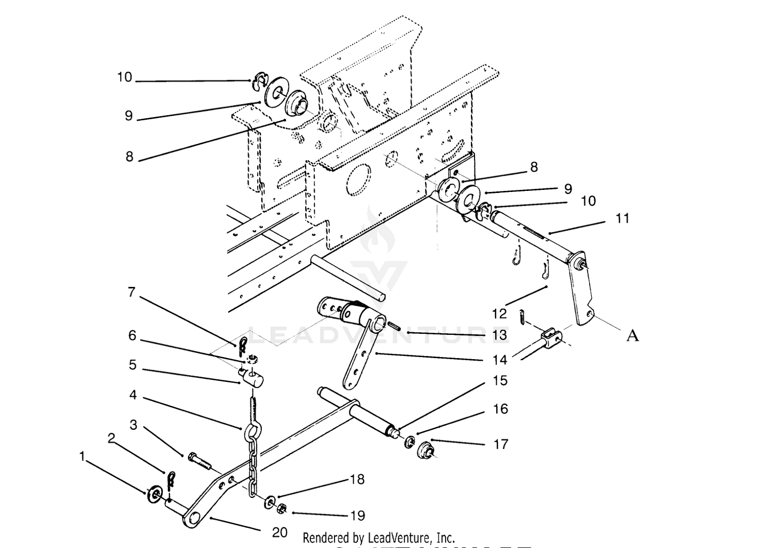 Hydrostatic Lift Linkage