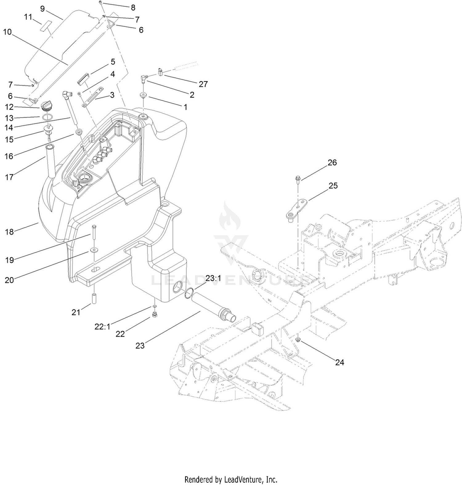 Hydraulic Tank Assembly