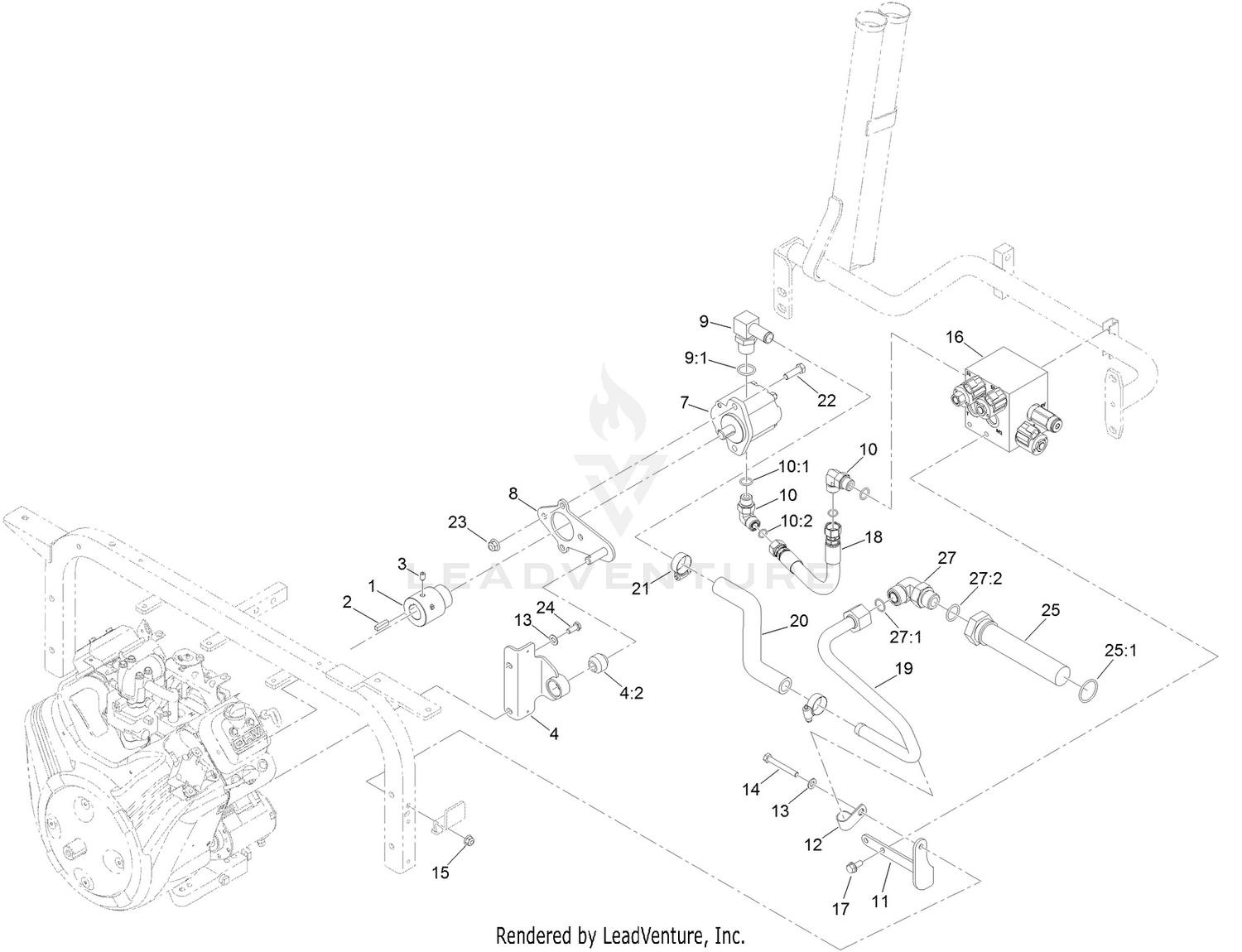 Hydraulic Pump and Manifold Assembly