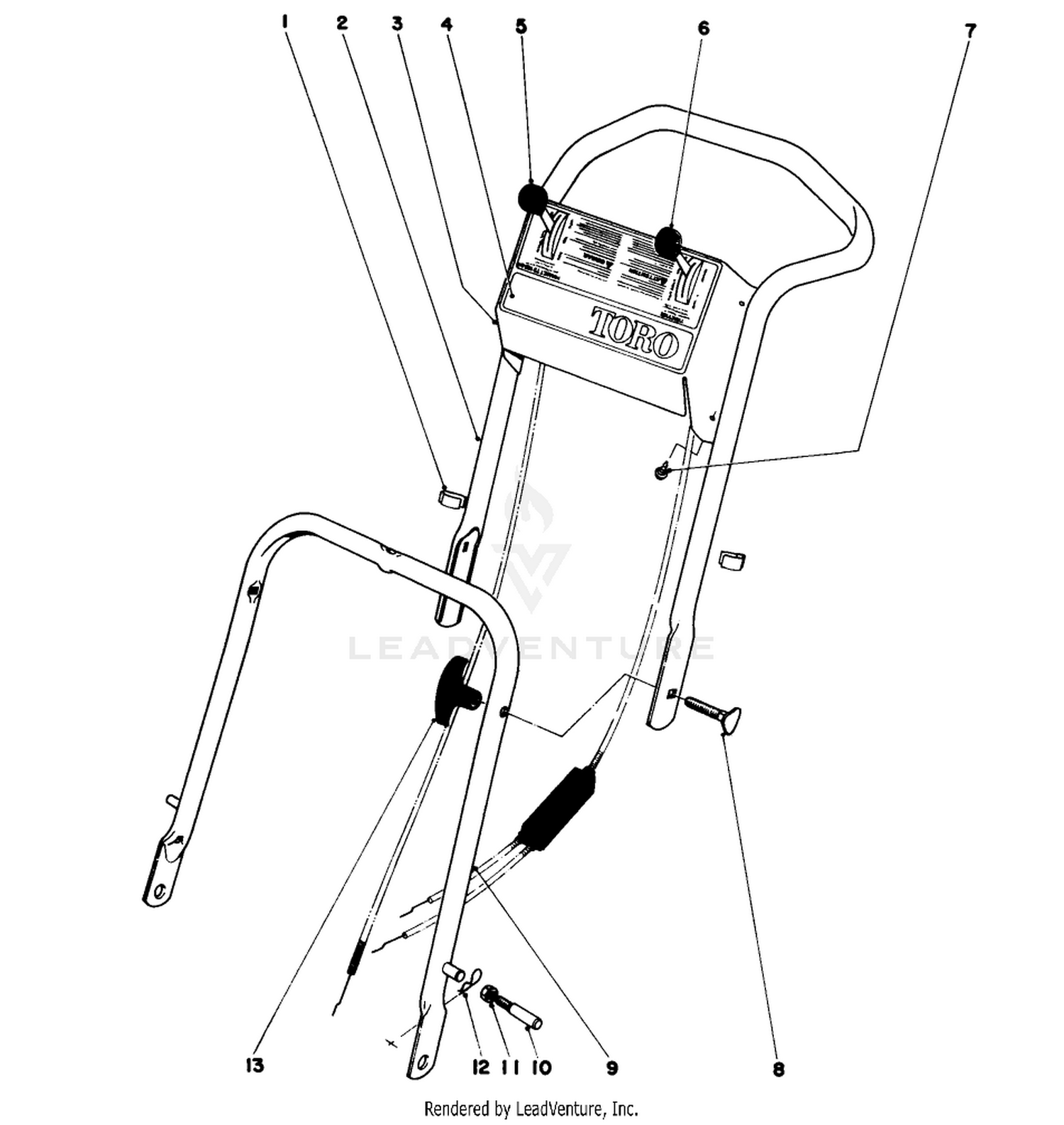 Handle Assembly Model 16390