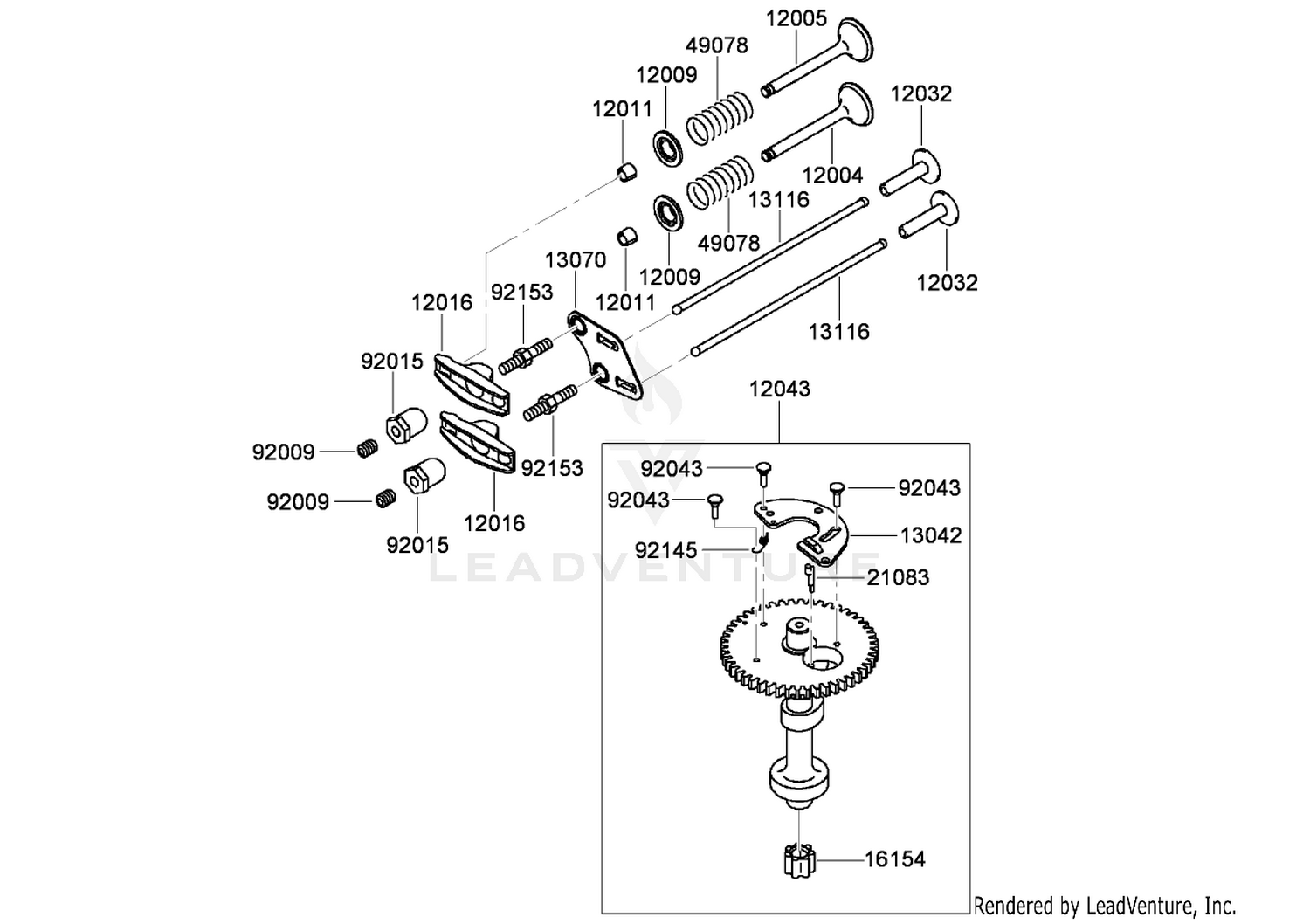 Valve and Camshaft Assembly