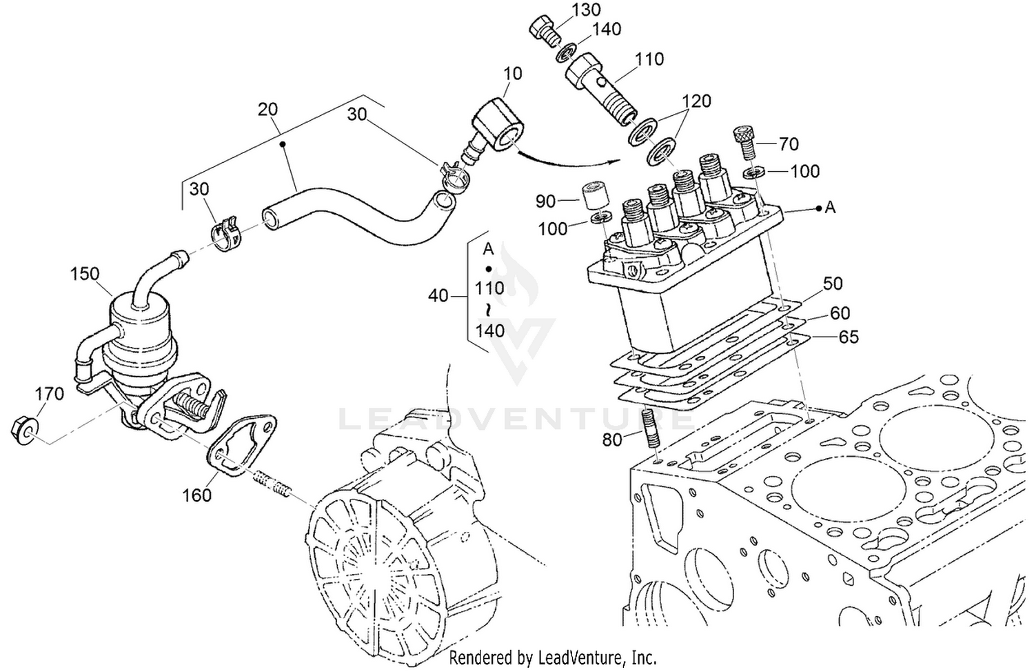 Injection Pump and Fuel Pump Assembly