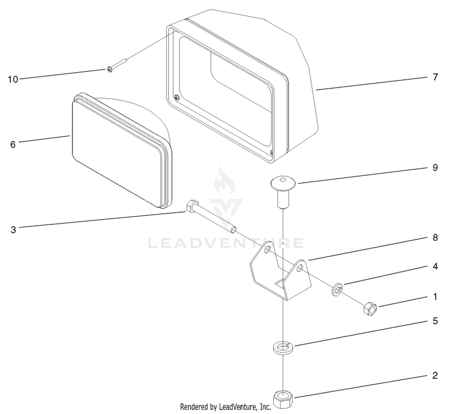 Headlight Assembly No. 92-6565