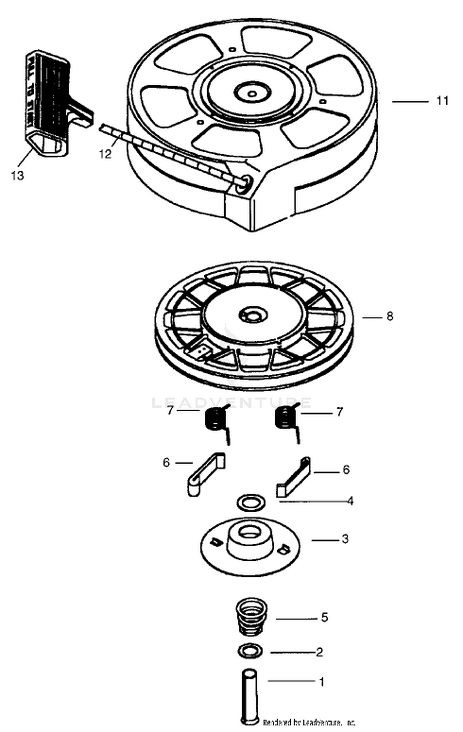Recoil Starter No. 590702 (optional)