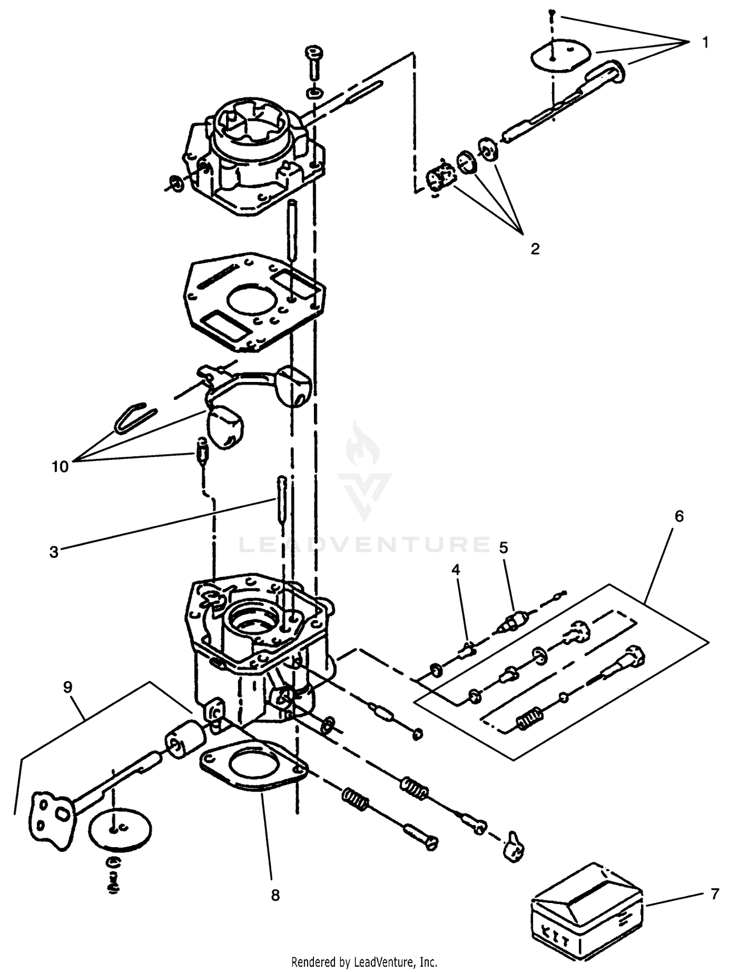 Carburetor Components Assembly