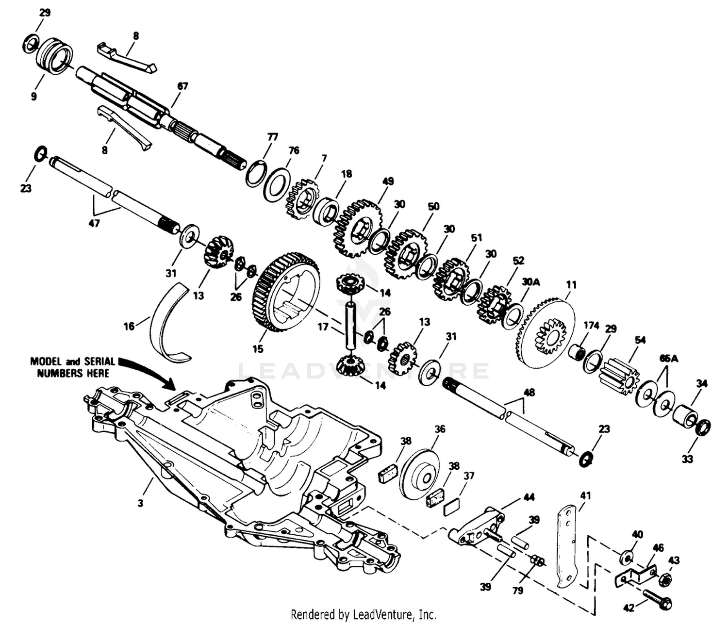 Peerless Transaxle Model No. 915-020 (cont.)
