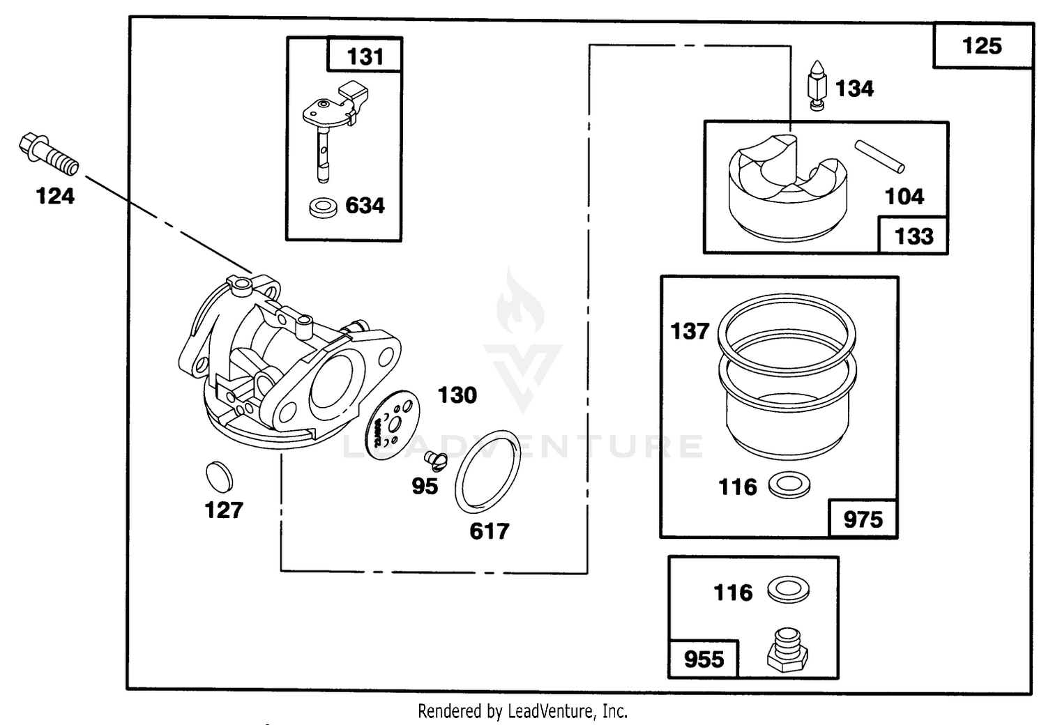 Engine Briggs  Stratton Model 12e802-0620-01 3