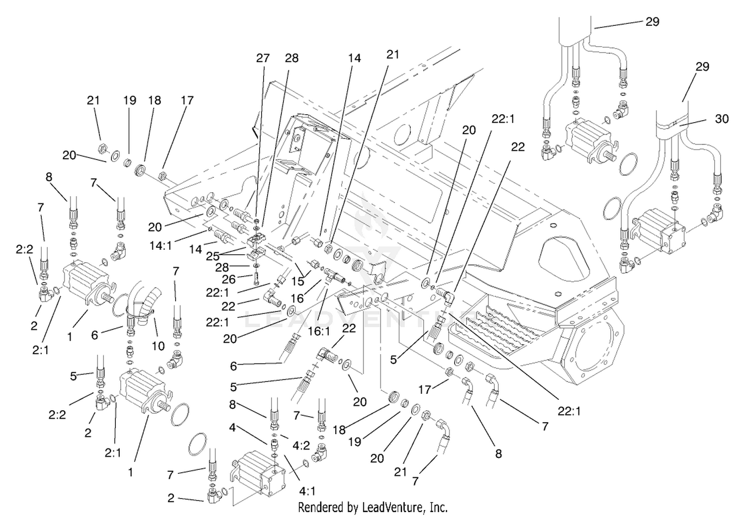 Reel Motor And Hose Assembly