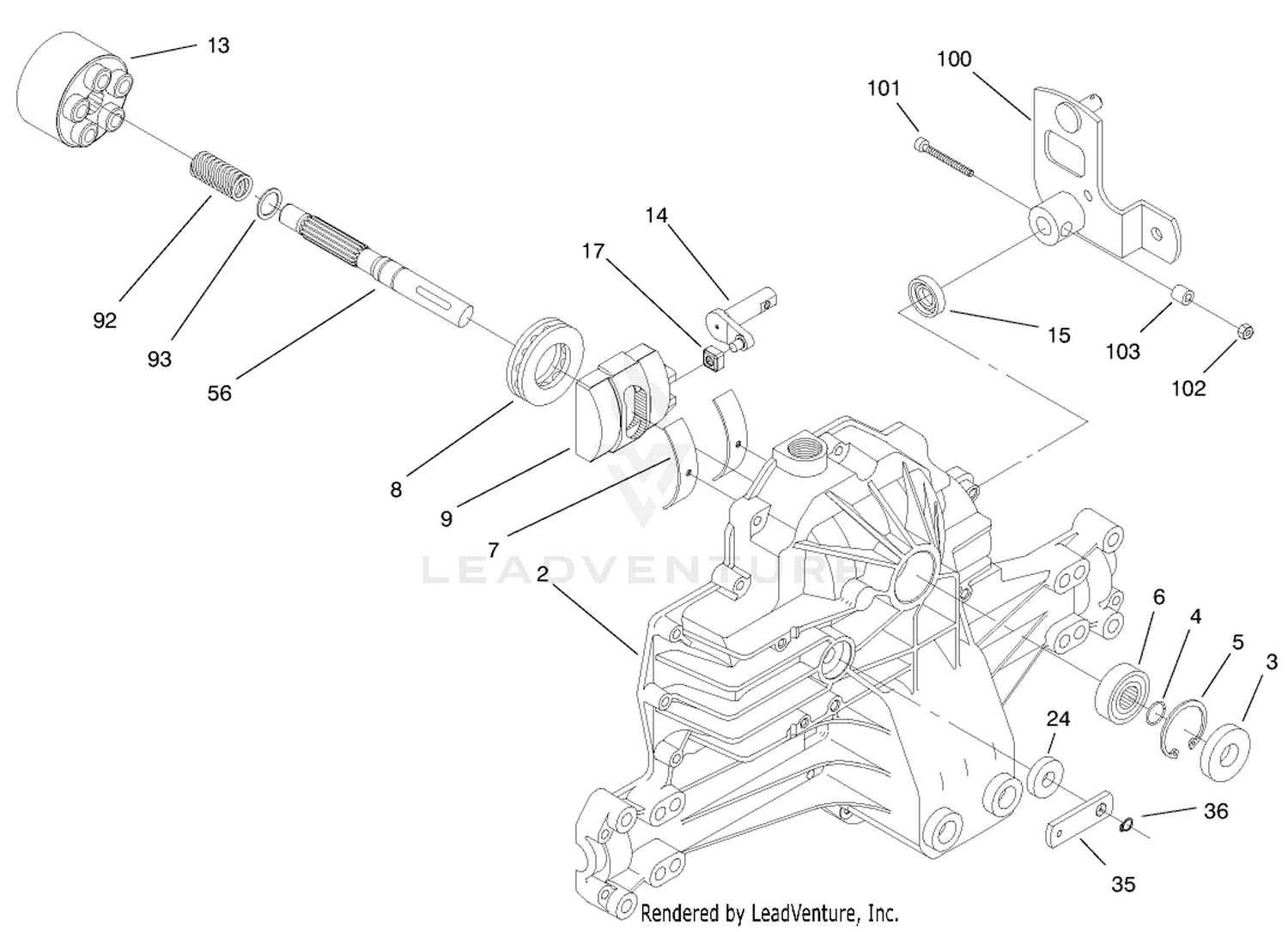 Hydro Transaxle Assembly 2