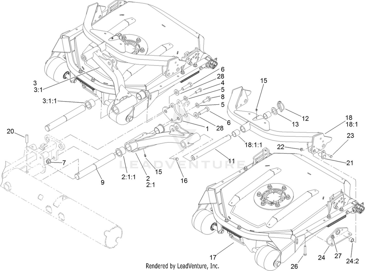 Rear Lift Arm Assembly