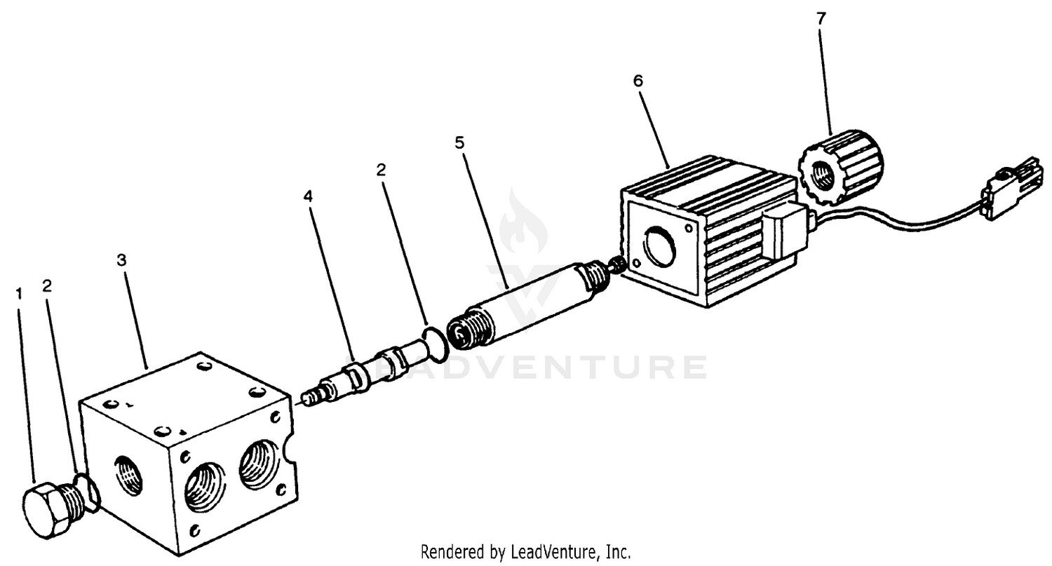 Solenoid Valve Assembly No. 76-9970 (model No. 30455 Only)