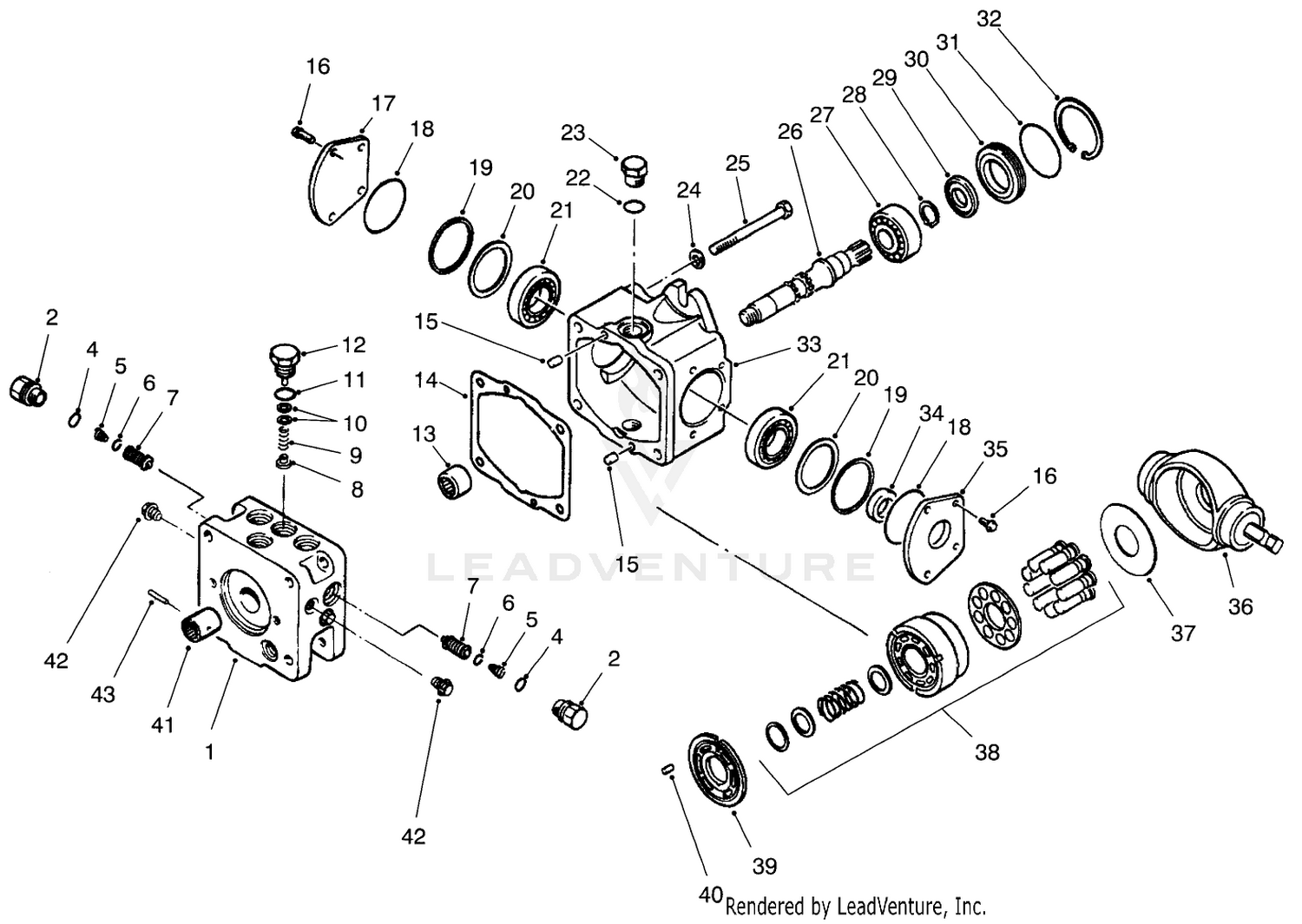 Traction Pump Assembly No. 86-5590