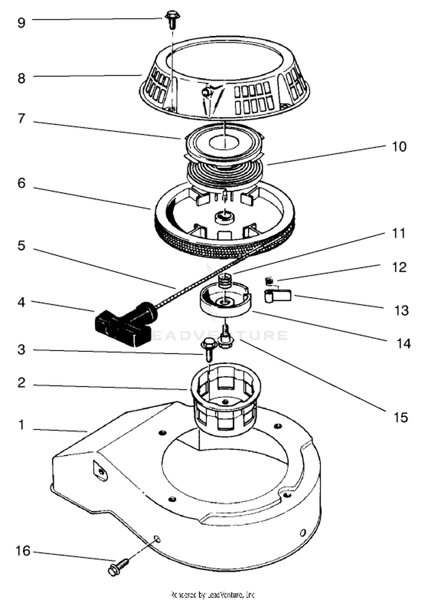 Recoil Assembly (model No. 47pt6-3)