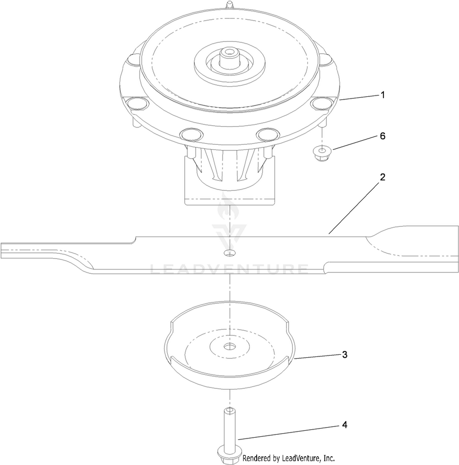 Spindle and Blade Assembly